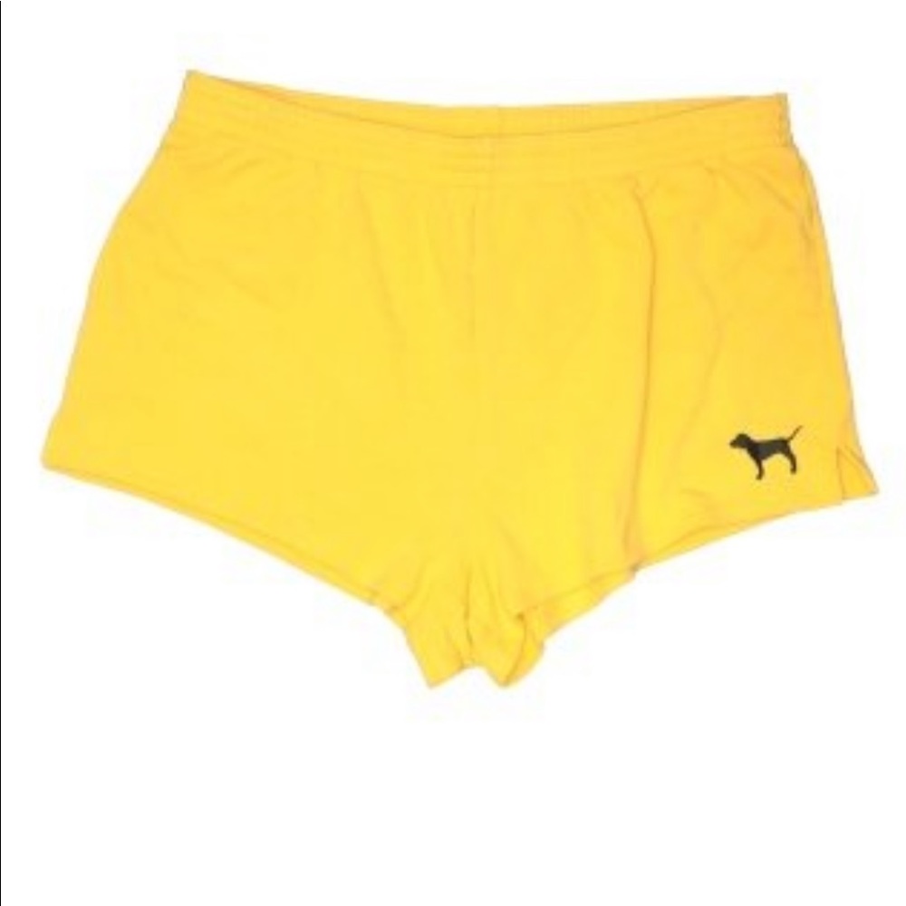 🟥SOLD🟥VS PINK UNIVERSITY TRACK SHORTS💛